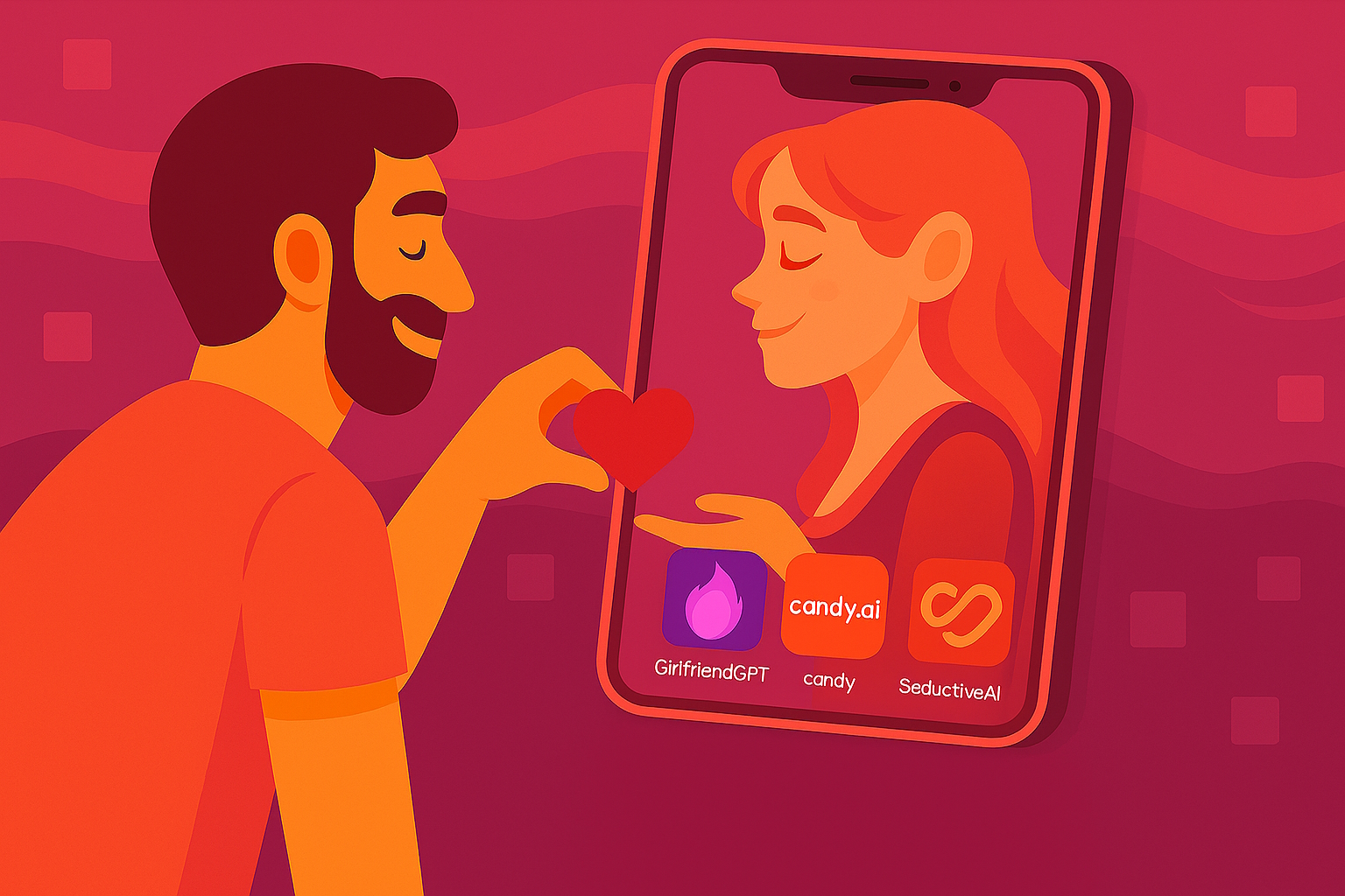 GirlfriendGPT vs Candy AI vs SeductiveAI.app - Desglose completo de características